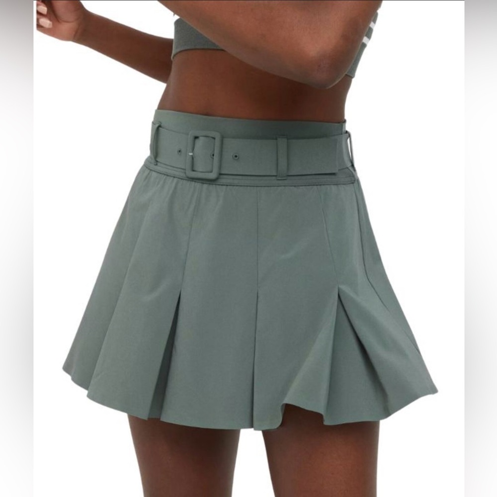 OFFLINE by Aerie Belted Blue/Green Tennis, Pickleball Skirt, Size Small, NWOT